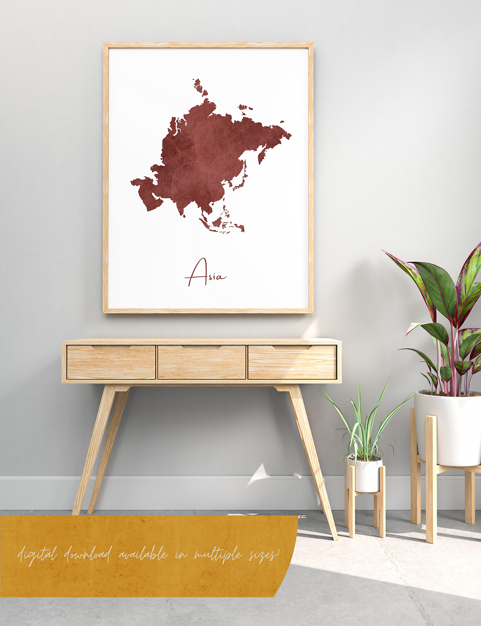 Thumbnail: Asia Watercolor Print