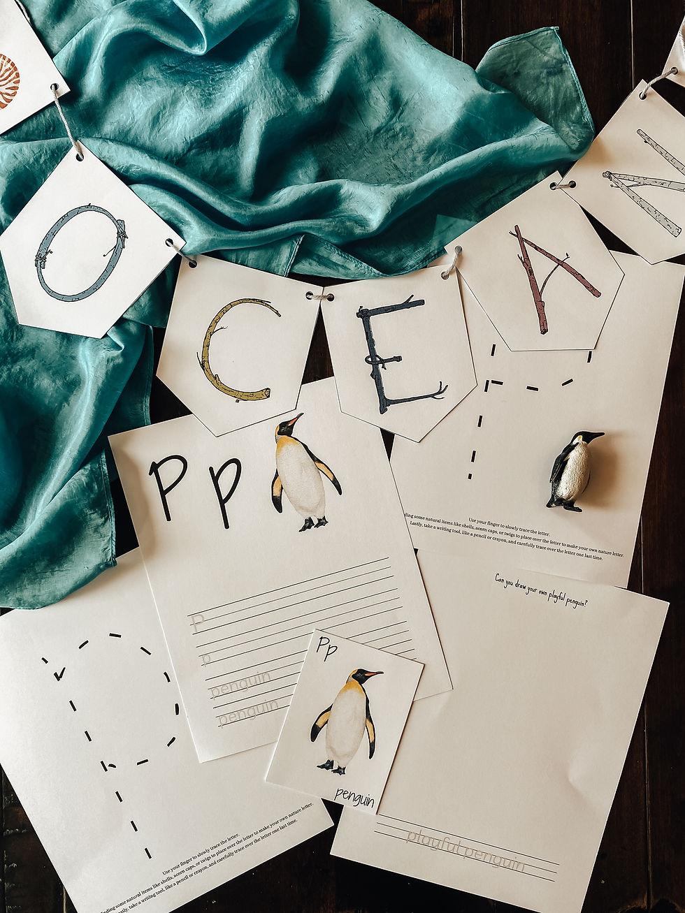 Thumbnail: Into the Ocean Alphabet Invitation