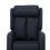 Thumbnail: Black recliner chair with padded headrest