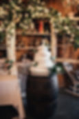 Cake on a table with beautiful background texture