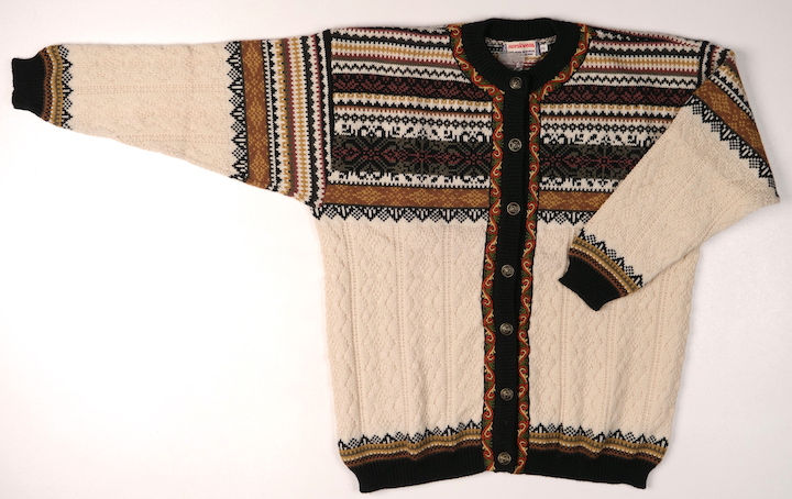 Cream Hybrid Norskwear Cardigan w/buttons