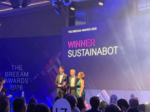 Sustainabot Wins the 2026 BREEAM Awards Digital Sustainability Innovation Category