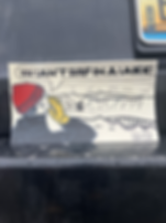 "You Can't Surf" Bumper Sticker