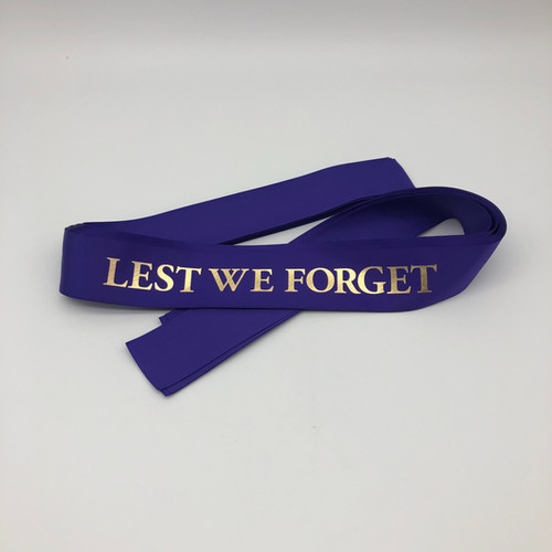 Lest We Forget Ribbon | hwsupplies
