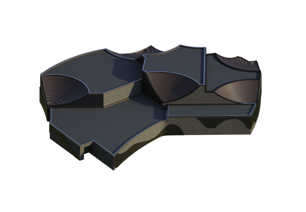Axonometric render