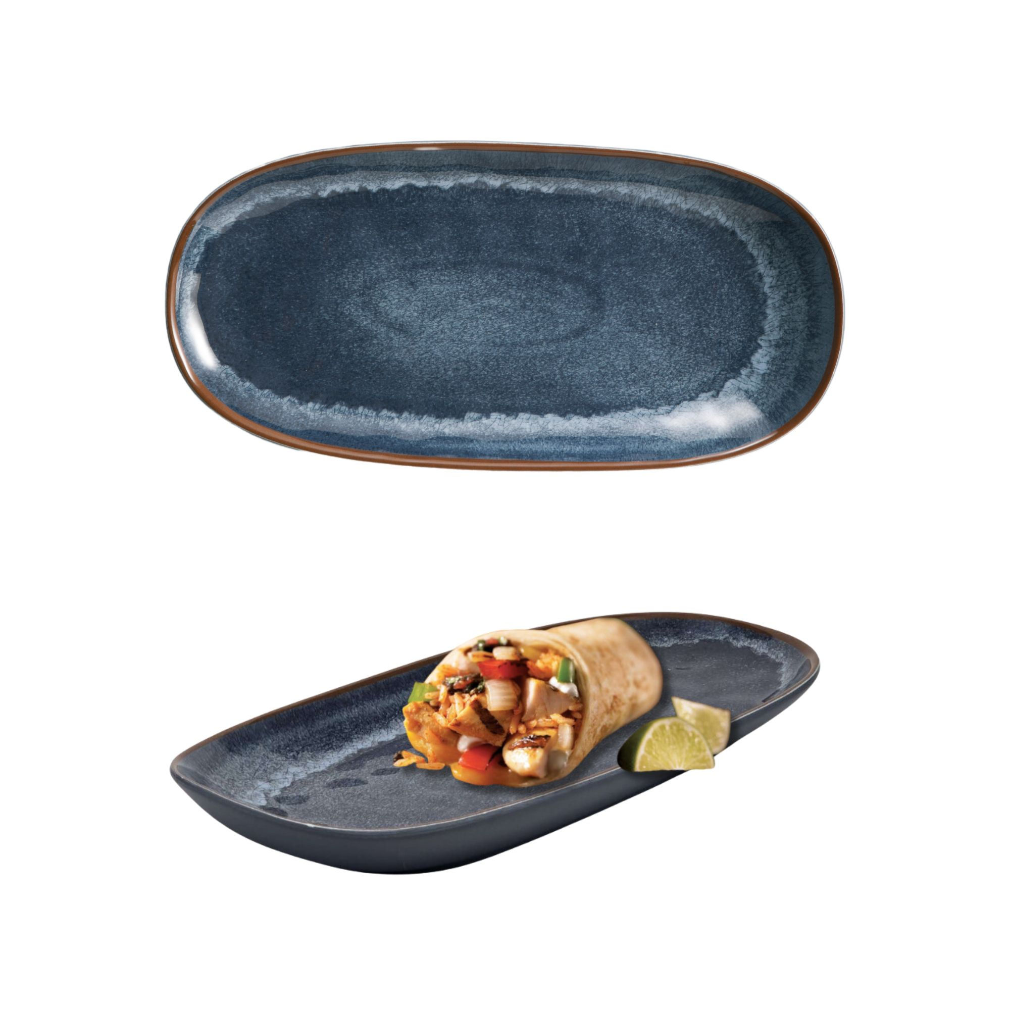 21836 MBS / 11" x 5.4" Oval Plate