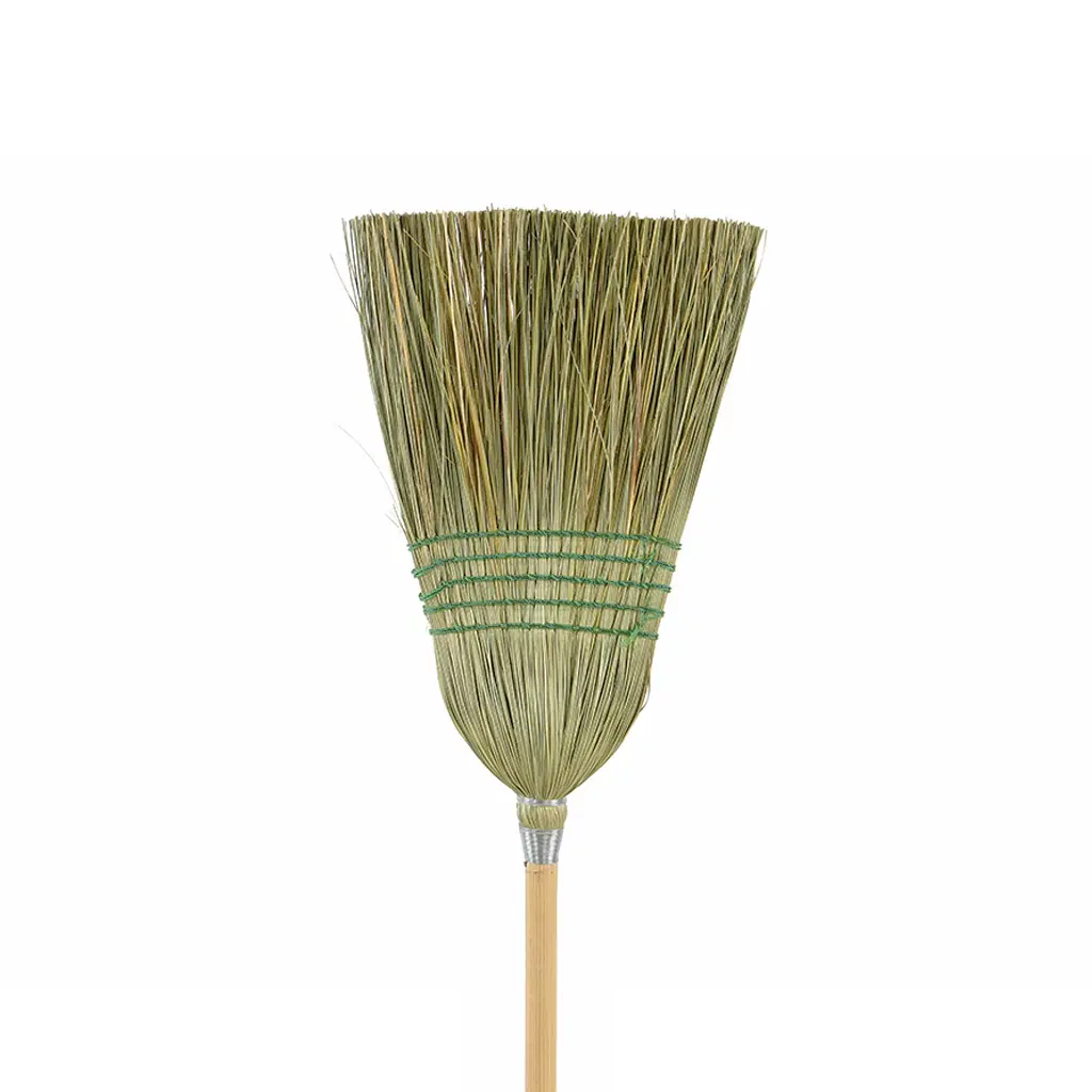 Housekeeper Corn Broom, Heavy-Duty 5 String