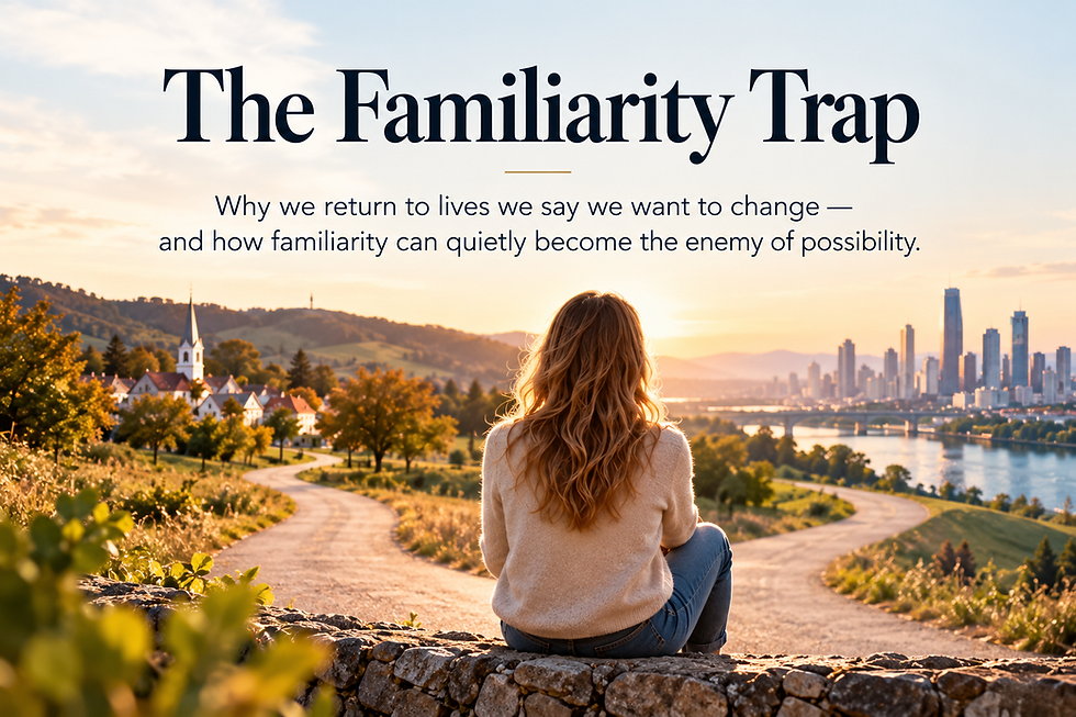 The Familiarity Trap: Why We Return to Lives We Say We Want to Change