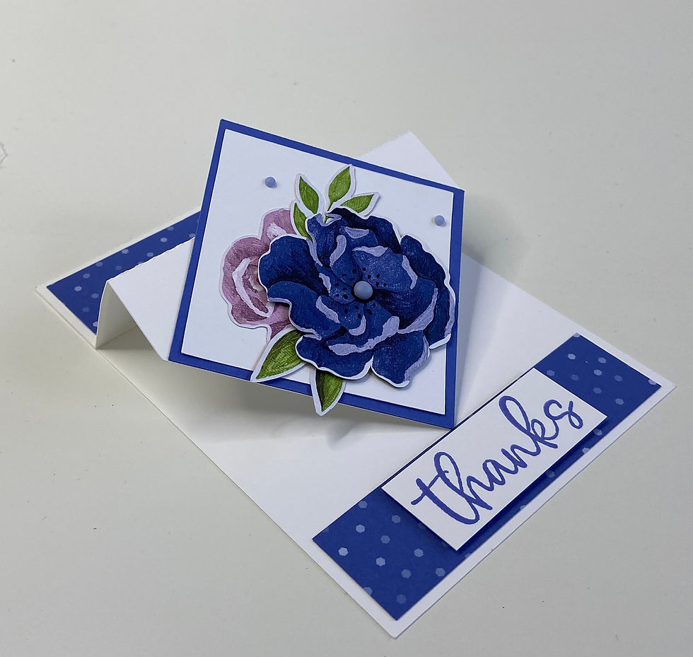 Thumbnail: Book Fold Easel Card