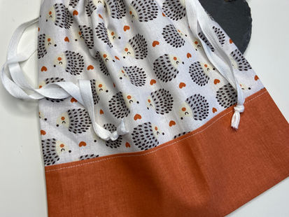 Lined Drawstring Bag - Last Minute Gift Idea