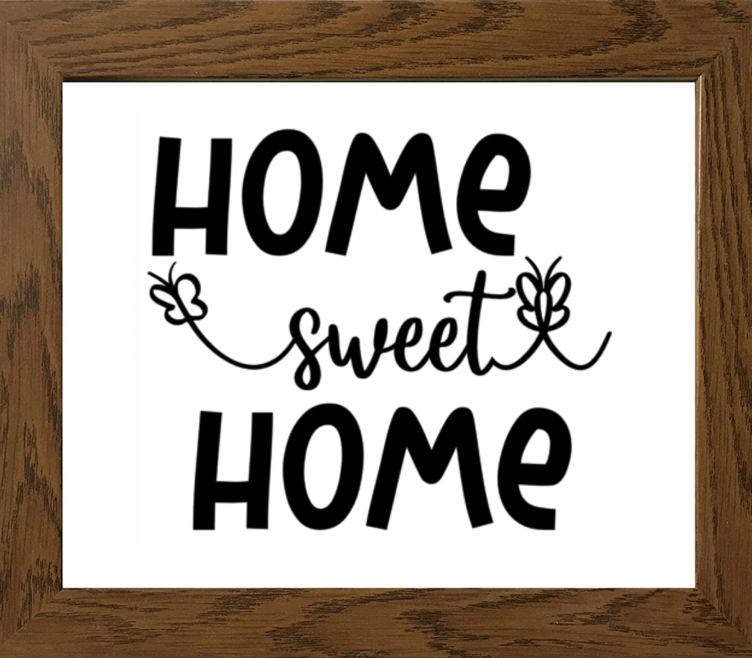 Home Sweet Home Vinyl Sign Decal