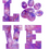 Thumbnail: Love Paw Print - Printable PDF For Stickers & Sublimation