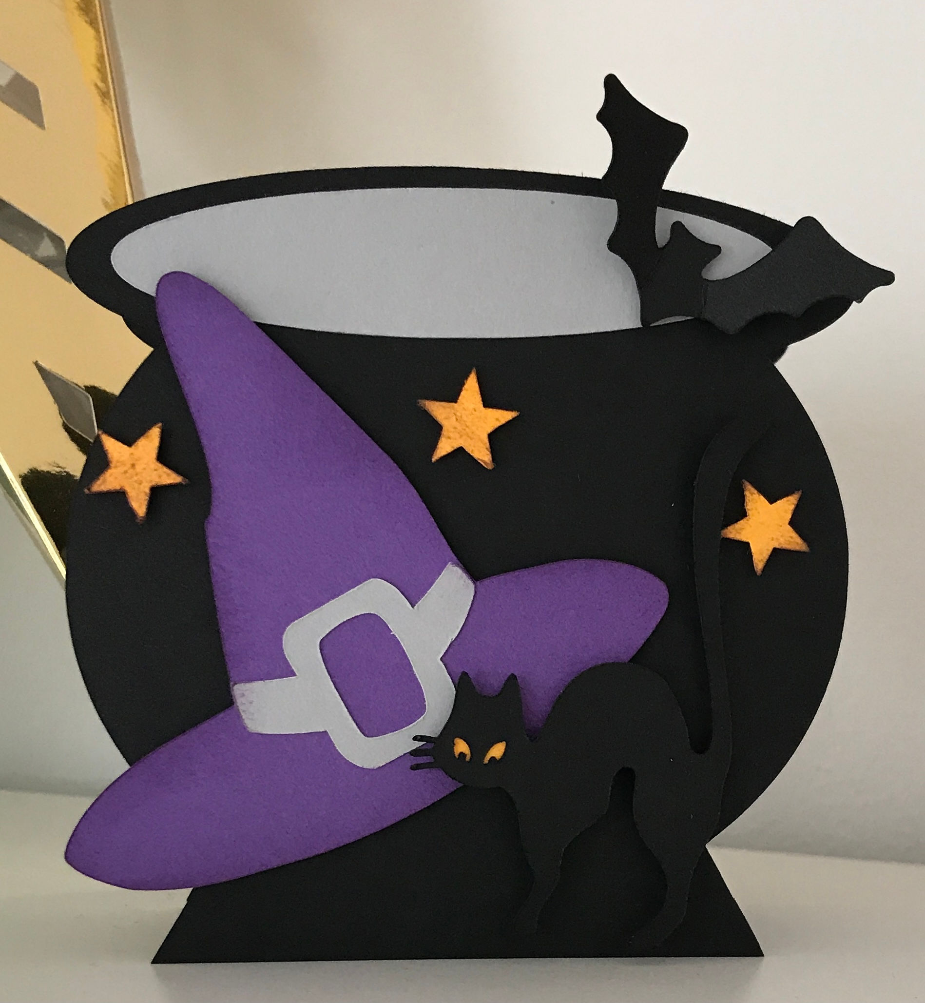 Cauldron Shaped Treat Holder