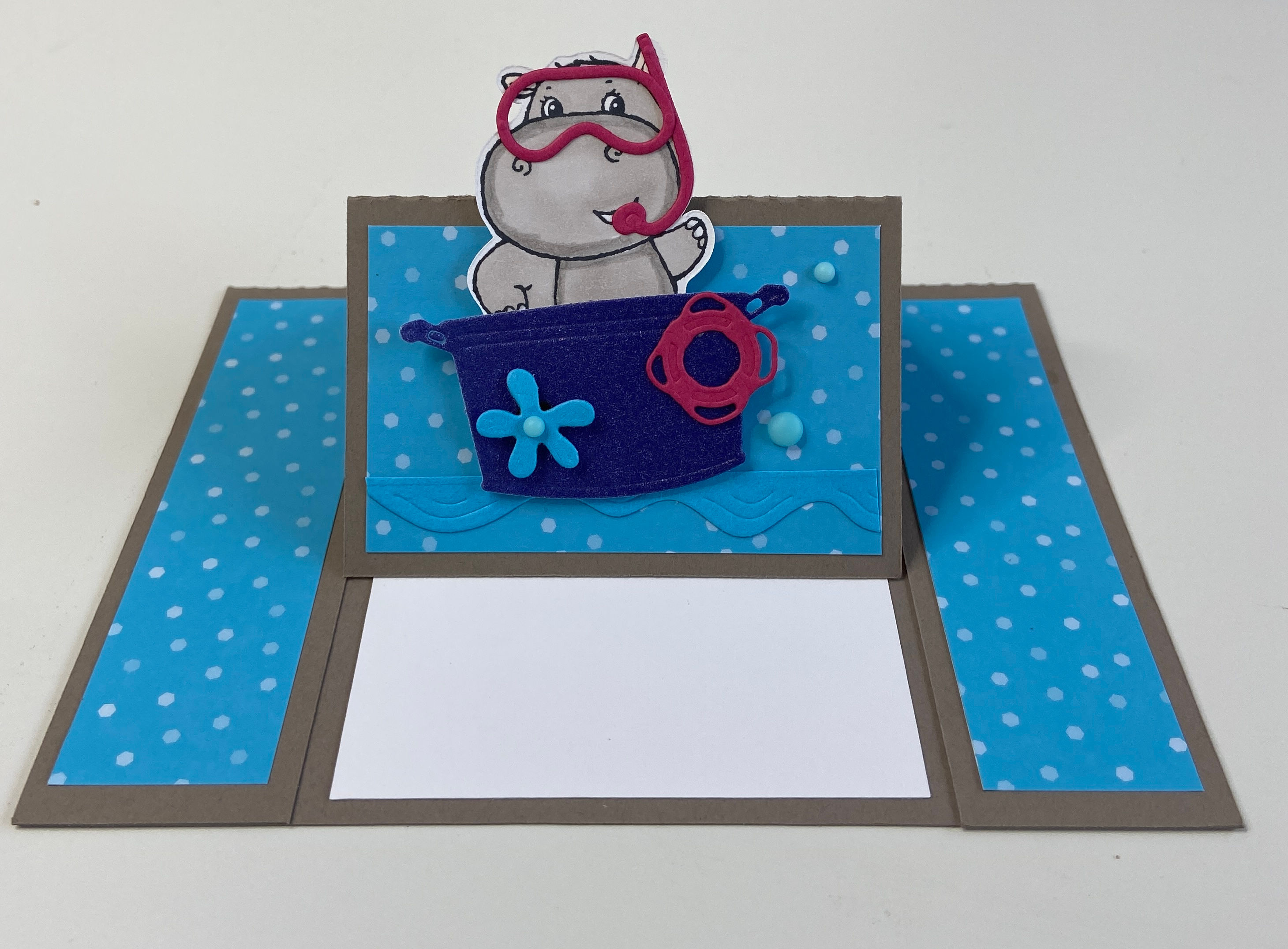 Centre Fold Easel Card