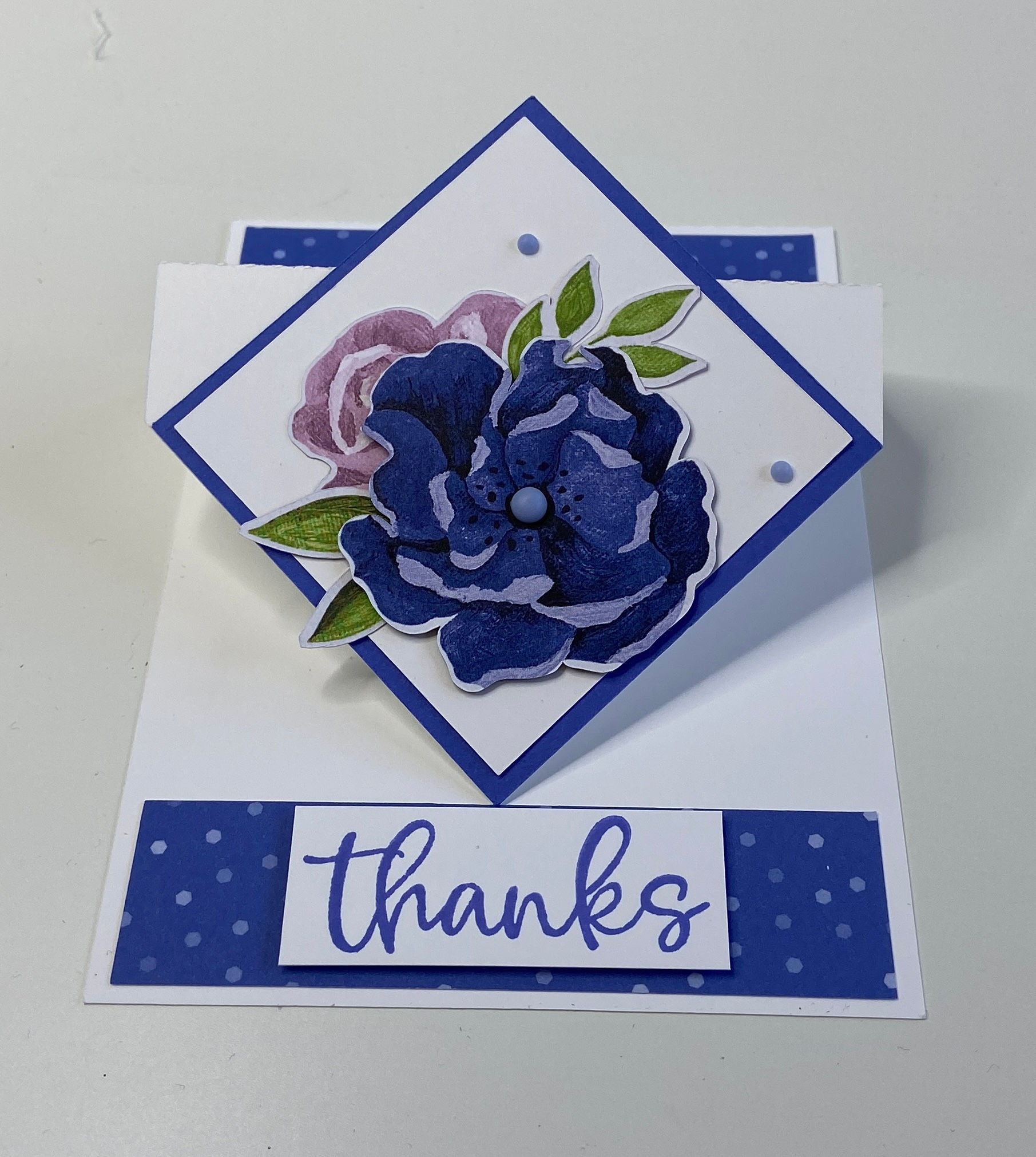 Book Fold Easel Card