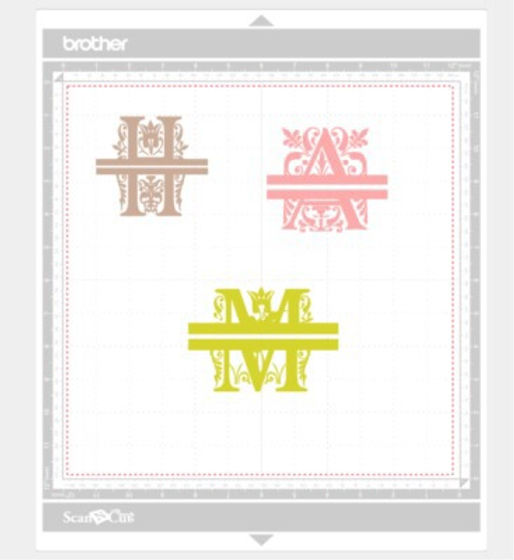 Splitting Monogram Fonts with Inkscape