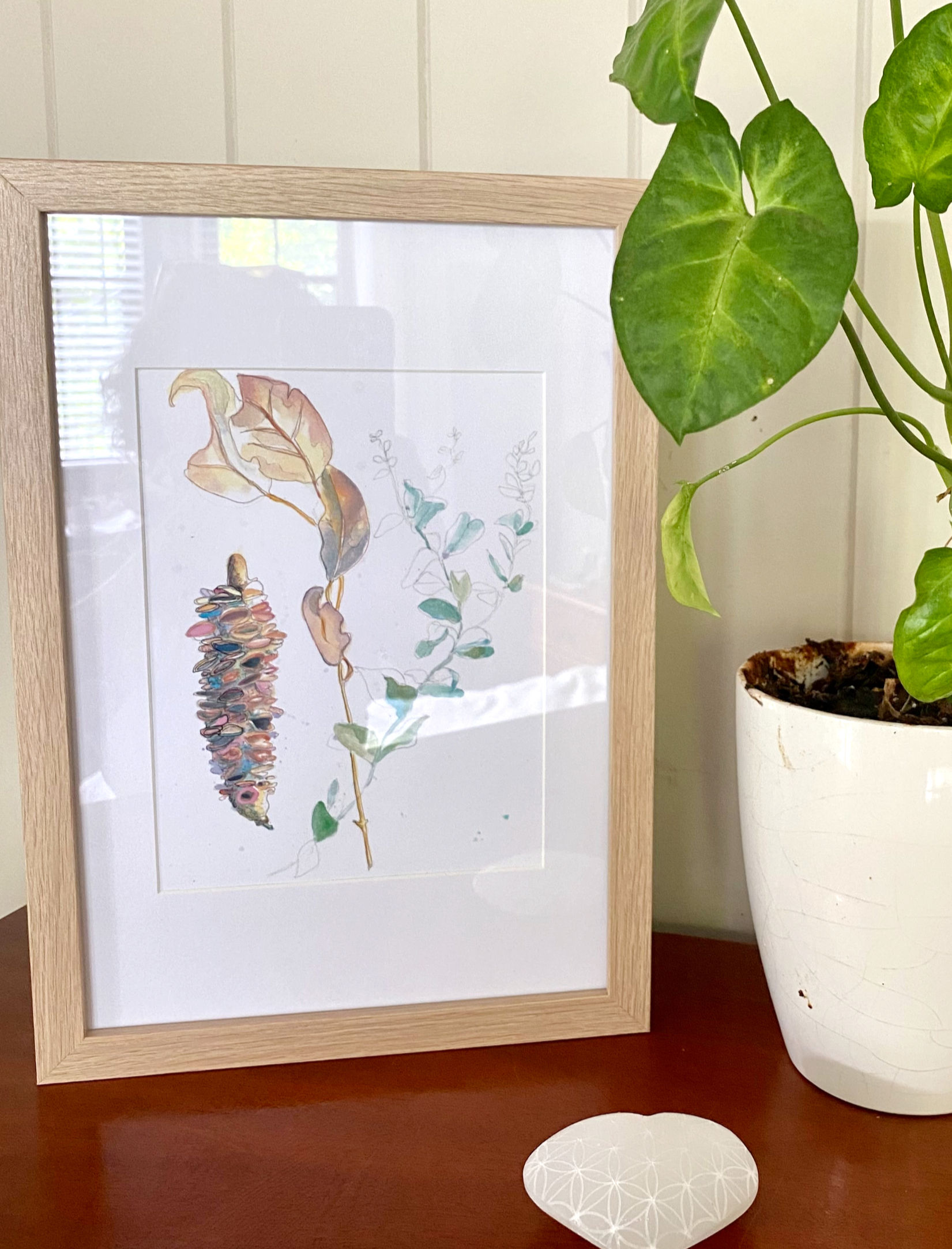 Print - Banksia Seed 6x8in