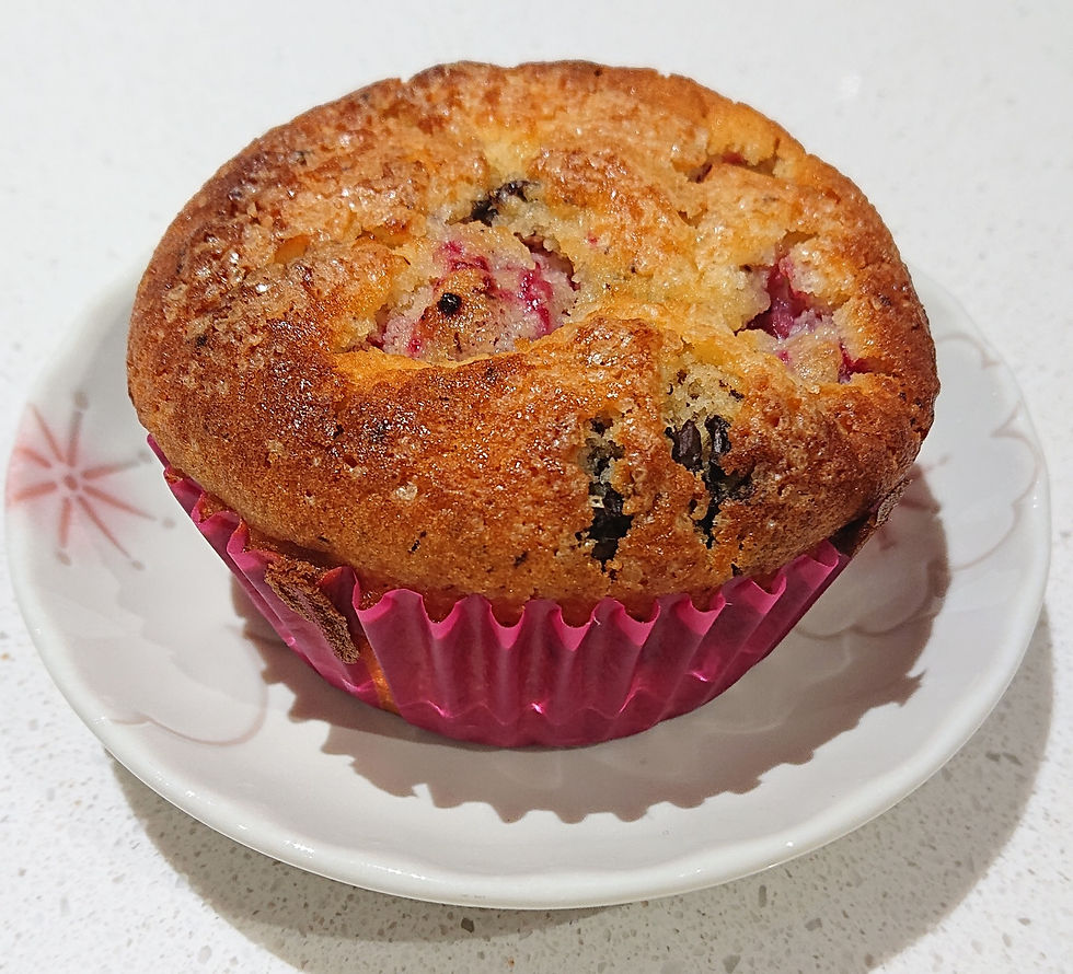 Thumbnail: Raspberry & Dark Choc Muffin