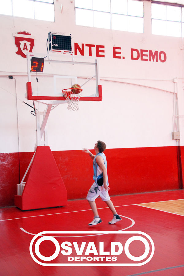 Miniatura: Soporte de Basquet Fijo al Piso Reglamentario