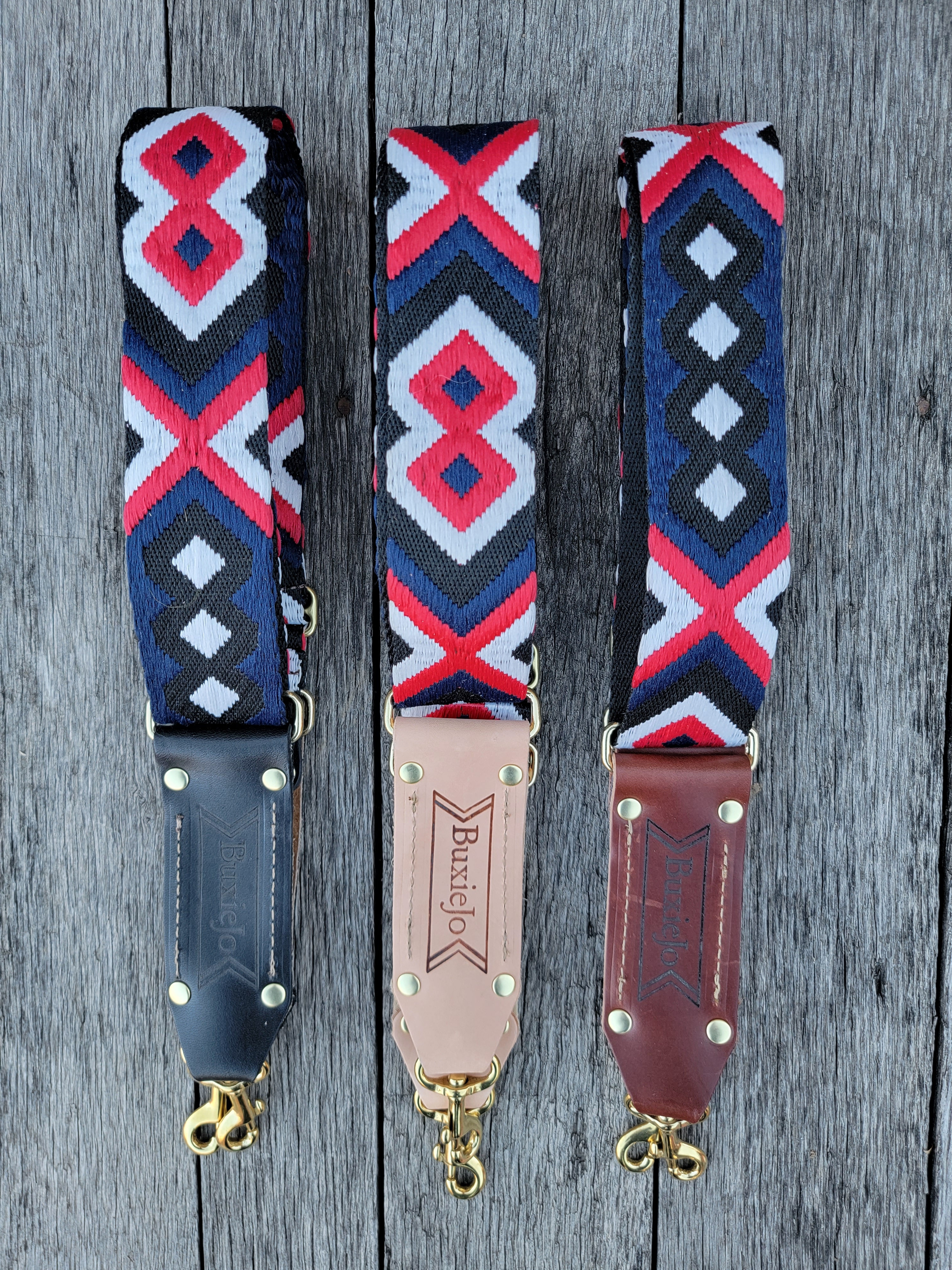 Red/White/Blue on Black