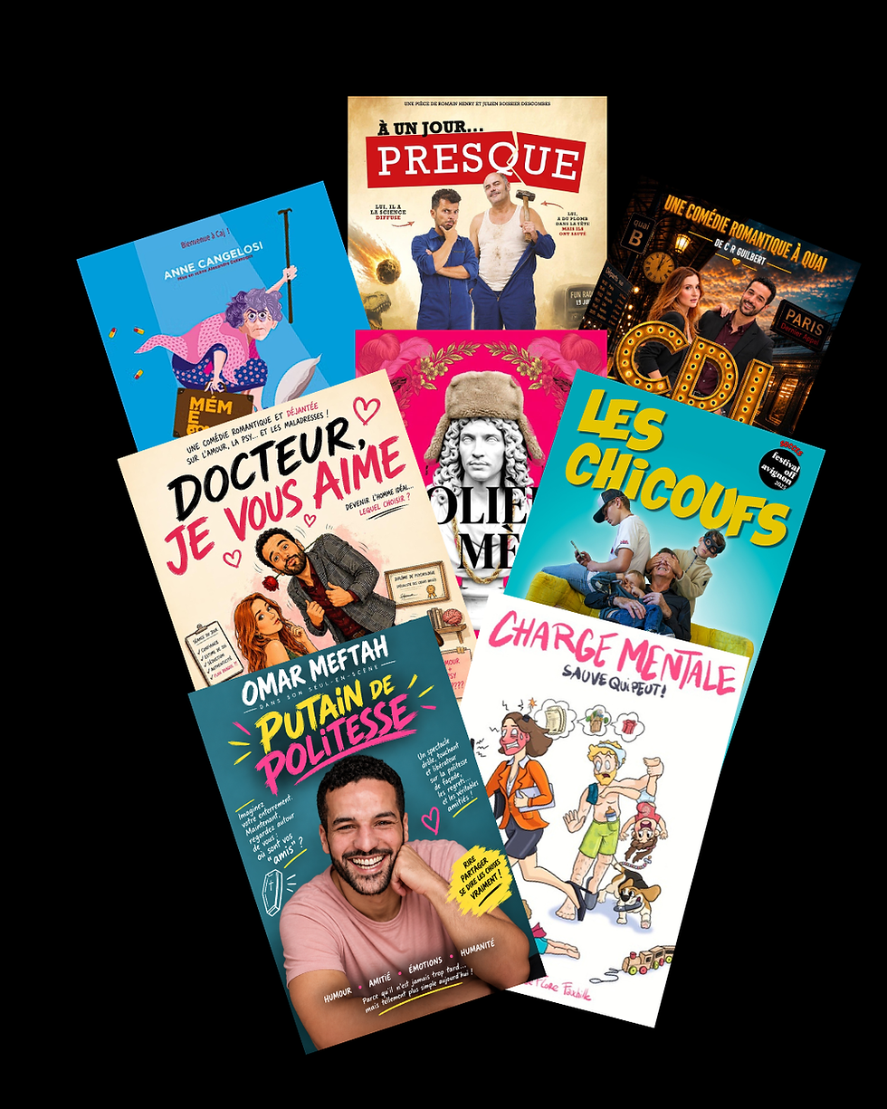 Pack 8 spectacles mardi