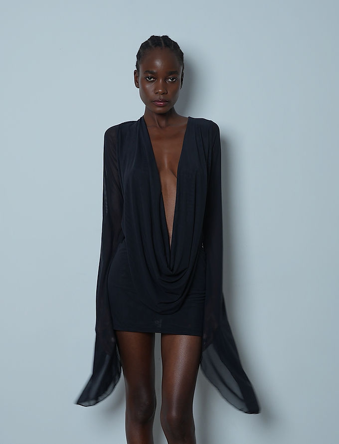 LA TROPICANA LOW BACK FLARED DRESS