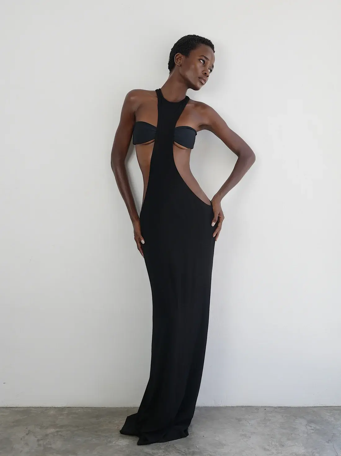 RACER MAXI DRESS