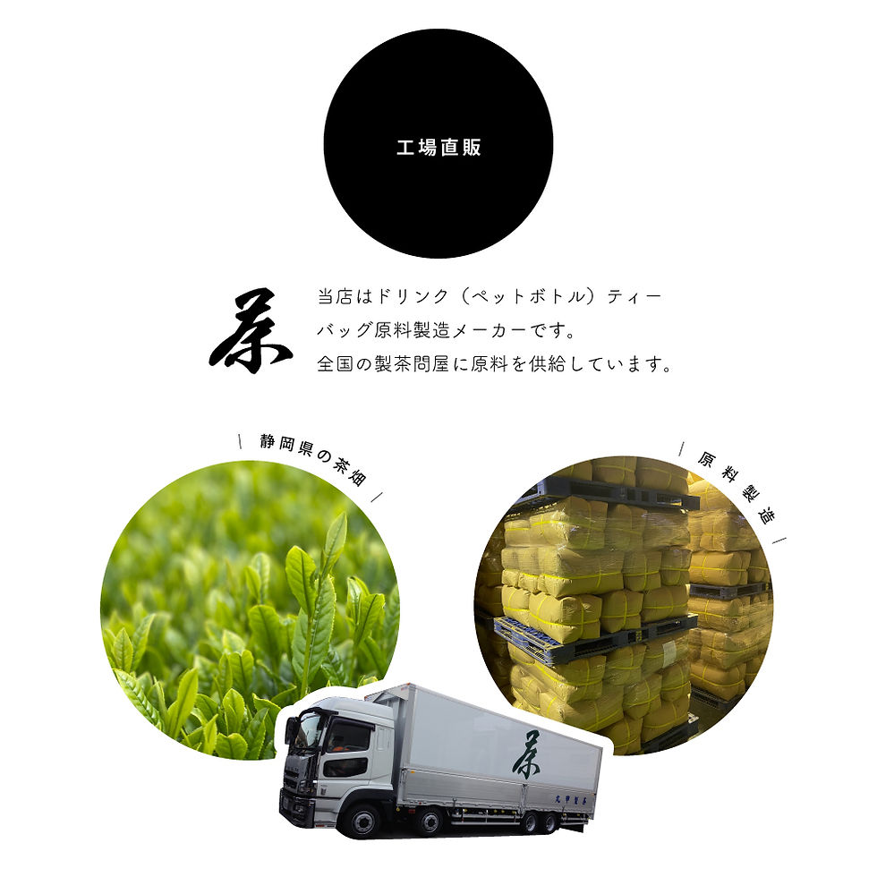 サムネイル： 業務用　静岡県産ほうじ茶ティーバッグ　タグ付き　6g×45包×5袋