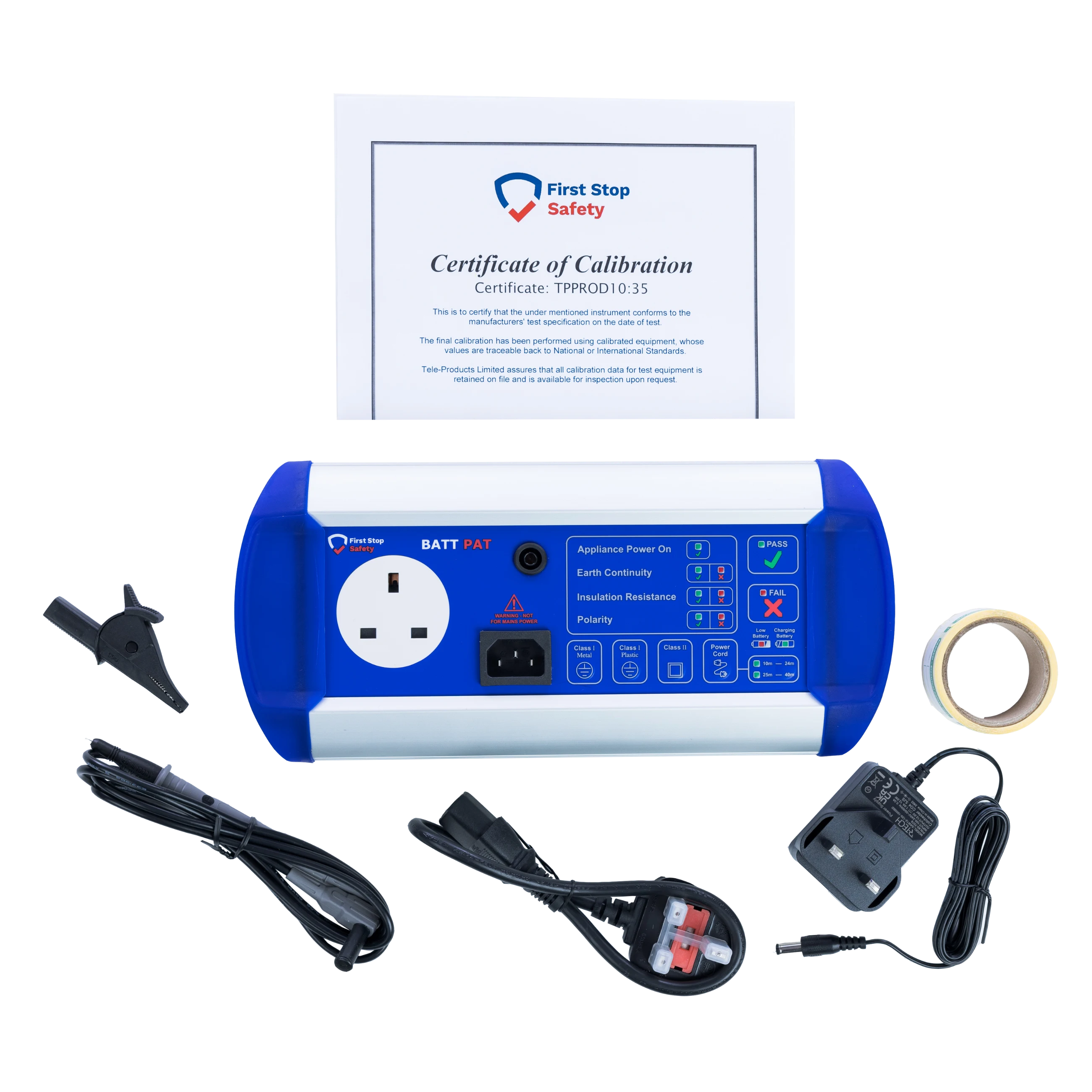 BattPAT PAT Tester and Online PAT Testing Course | FirstStopSafety