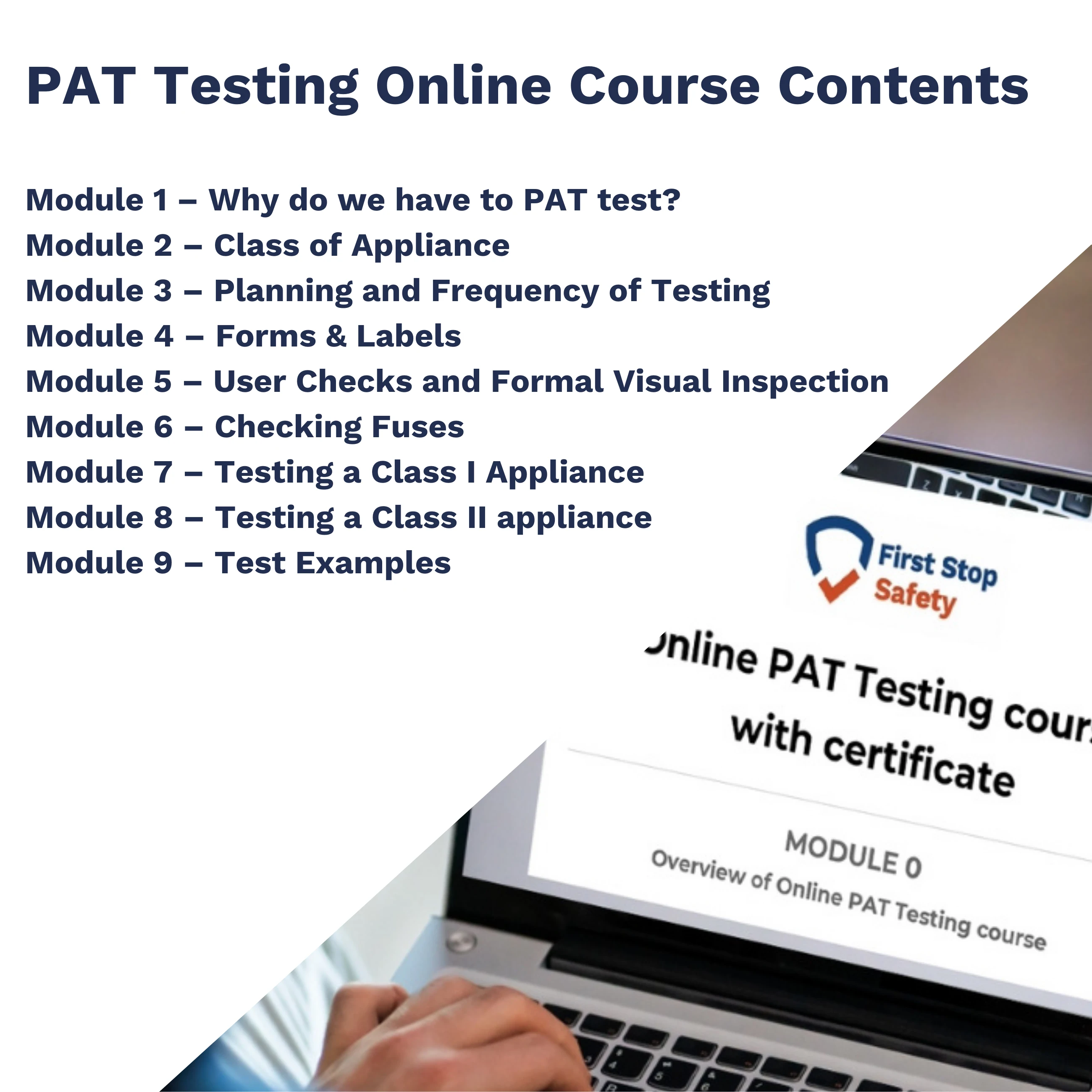 BattPAT PAT Tester and Online PAT Testing Course | FirstStopSafety