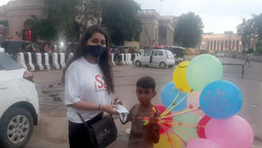 A day in the fight against Covid-19: How young volunteers are keeping citizens of Gwalior safe.