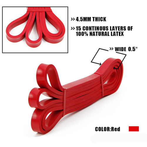 Thumbnail: 15-230 LBS Pull Up Assist Resistance Bands Sets Expander Athletic Power