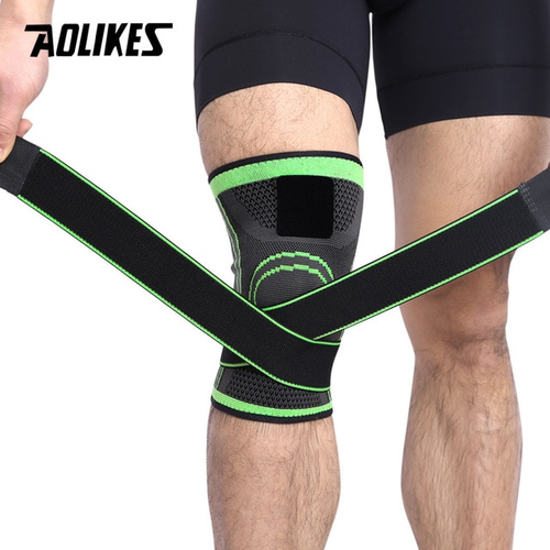 Thumbnail: AOLIKES 1PCS 2018 Knee Support Professional Protective Sports Knee Pad