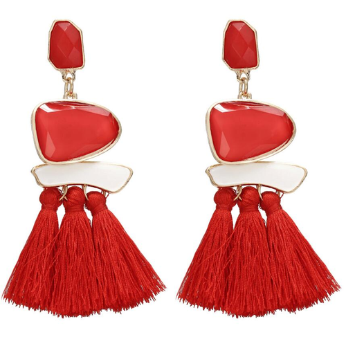 Thumbnail: HOCOLE 2017 Brincos Women Brand Boho Drop Dangle Fringe Earring Vintage ethnic