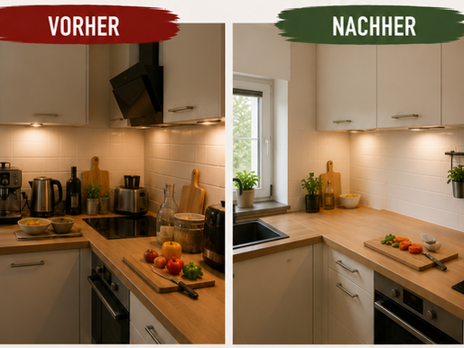 Zu wenig Arbeitsfläche in der kleinen Küche – Clevere Lösungen für mehr Platz beim Kochen
