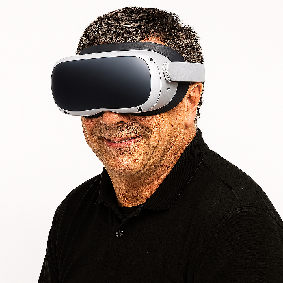 Kevin (learner persona) is enjoying the VR experience!