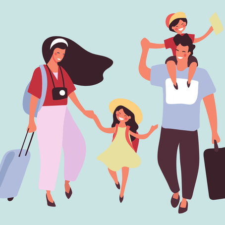 Family traveling