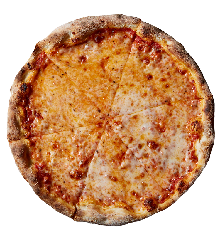 Cheese pizza from NEONY Pizza Works in Dallas Texas