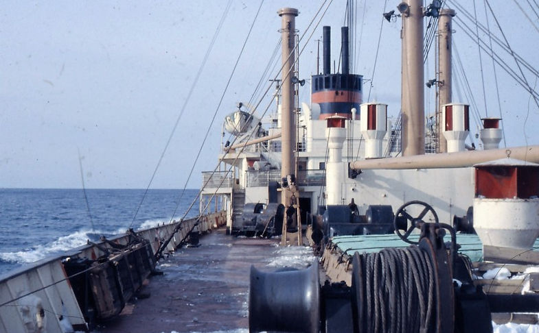 After deck on Mancester Mariner