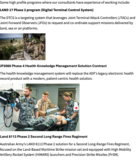Defence sector imagery showing operational and medical support scenes