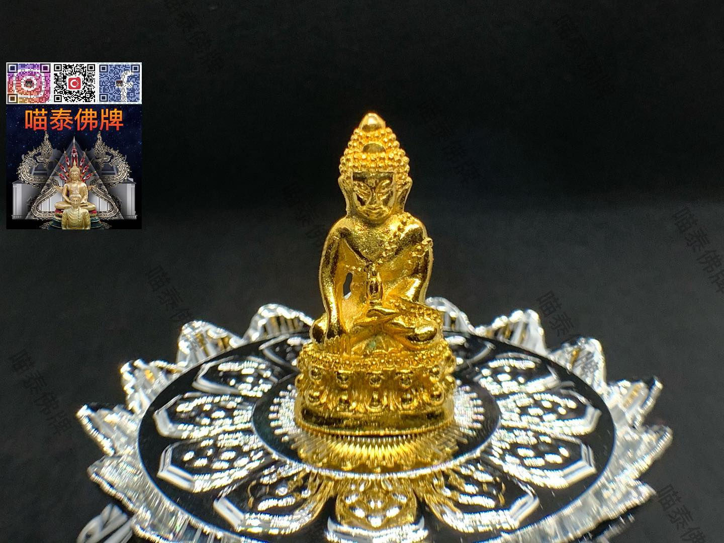 龍婆燙 2540 藥師佛小立尊(拍勁)金色