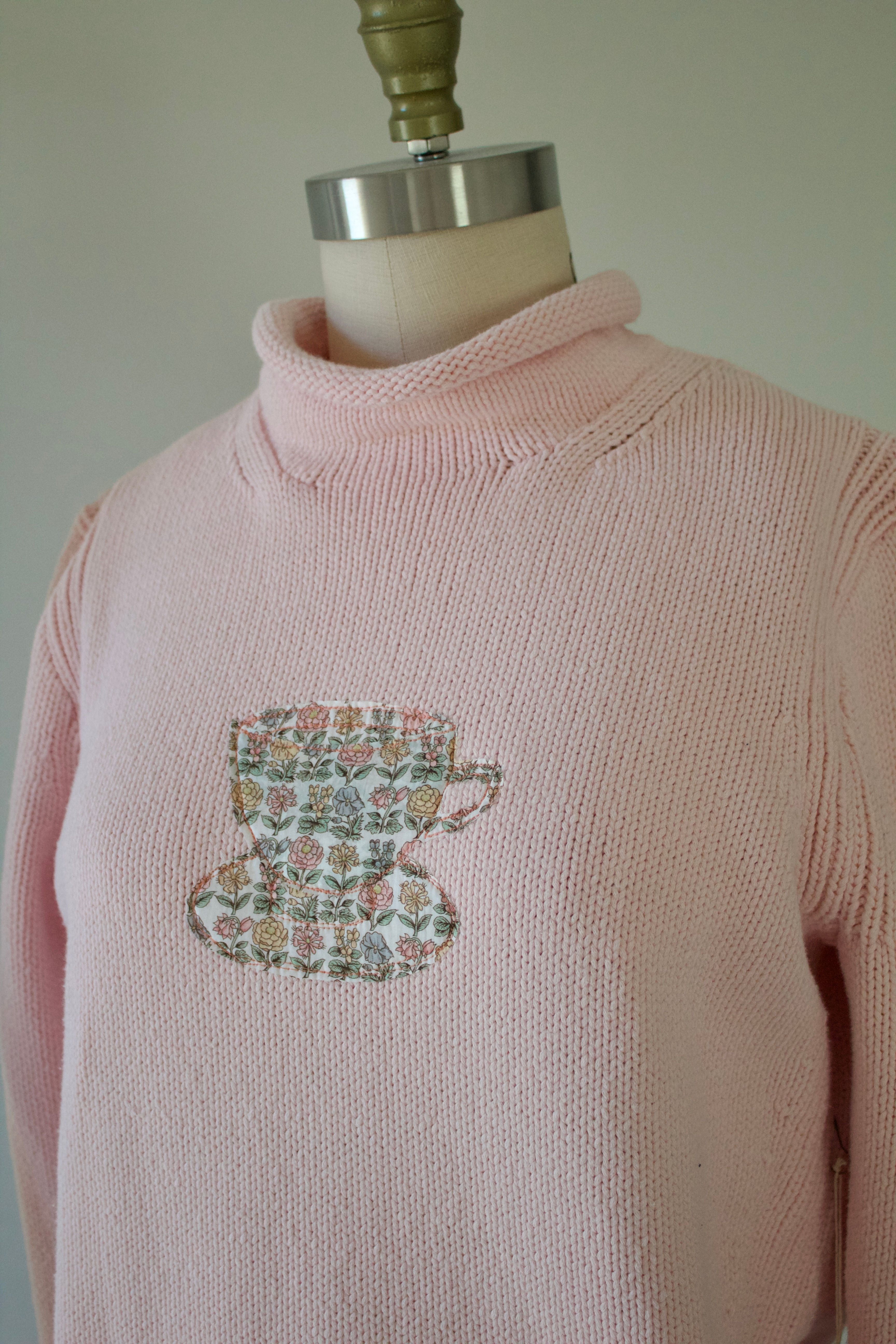 Tea Time Sweater-Medium