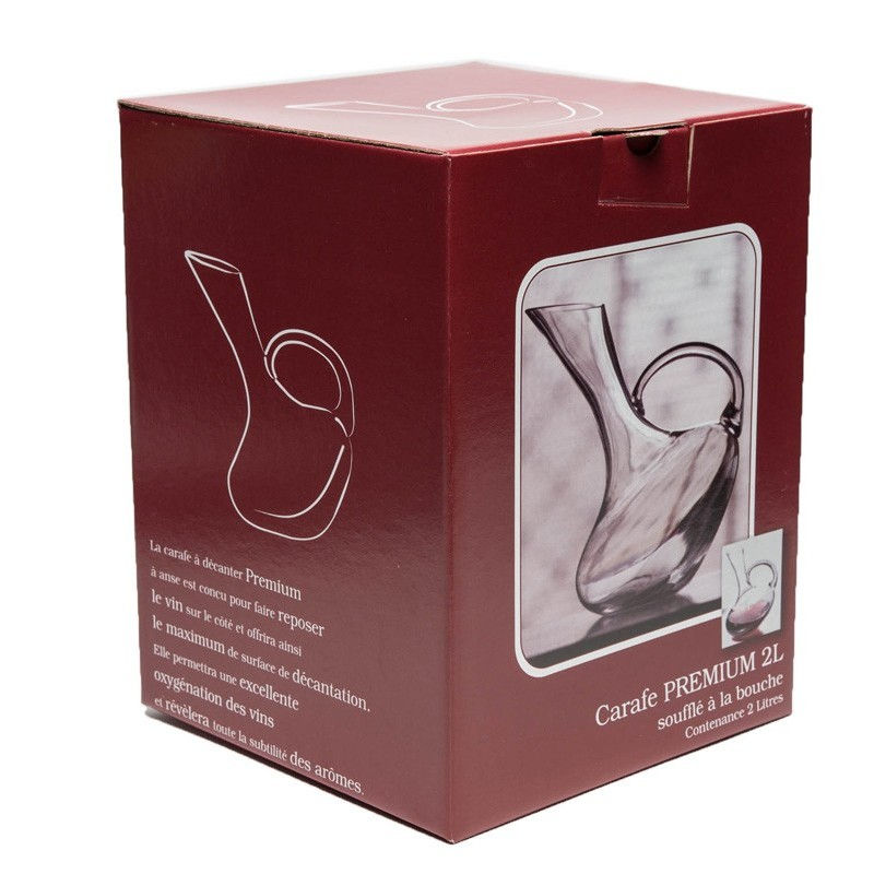 Thumbnail: CASTELLANNE HANDLED DECANTER WITH GIFT BOX