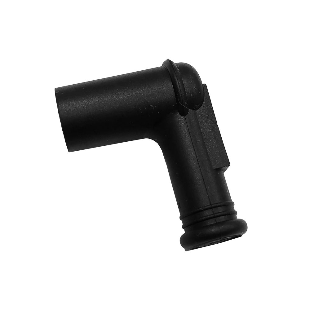 Champion 90° Rubber N/S SAE - Black