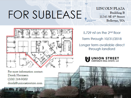 New Sublease at Lincoln Plaza