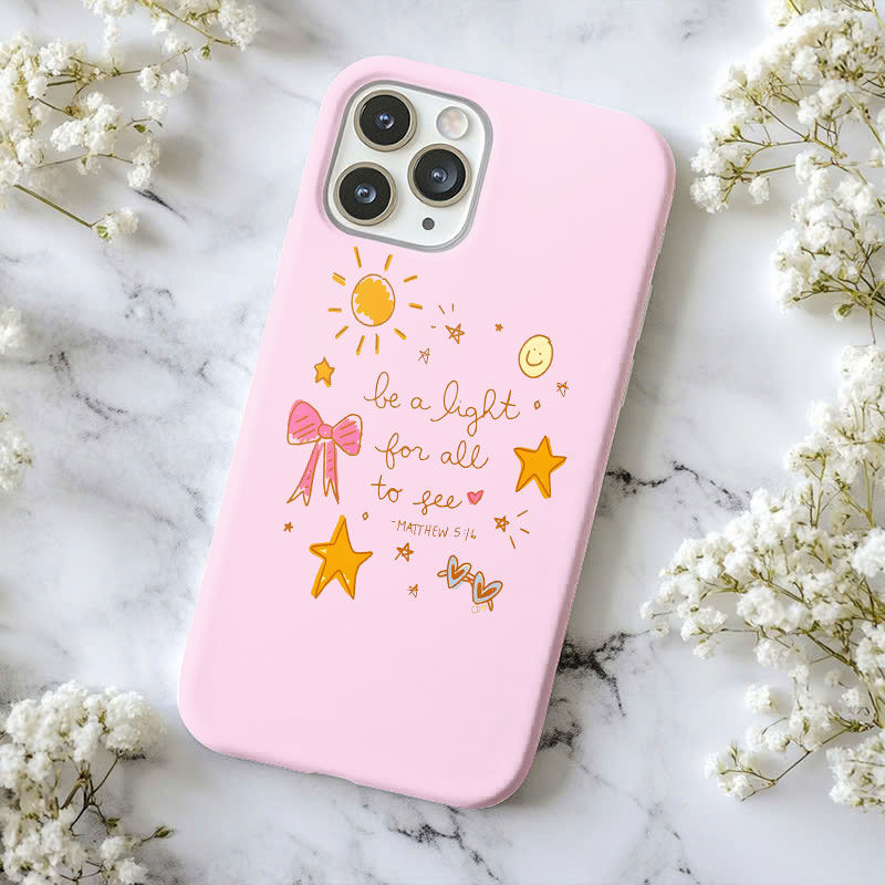 Thumbnail: "Be a Light" Cute Scripture Phone Case