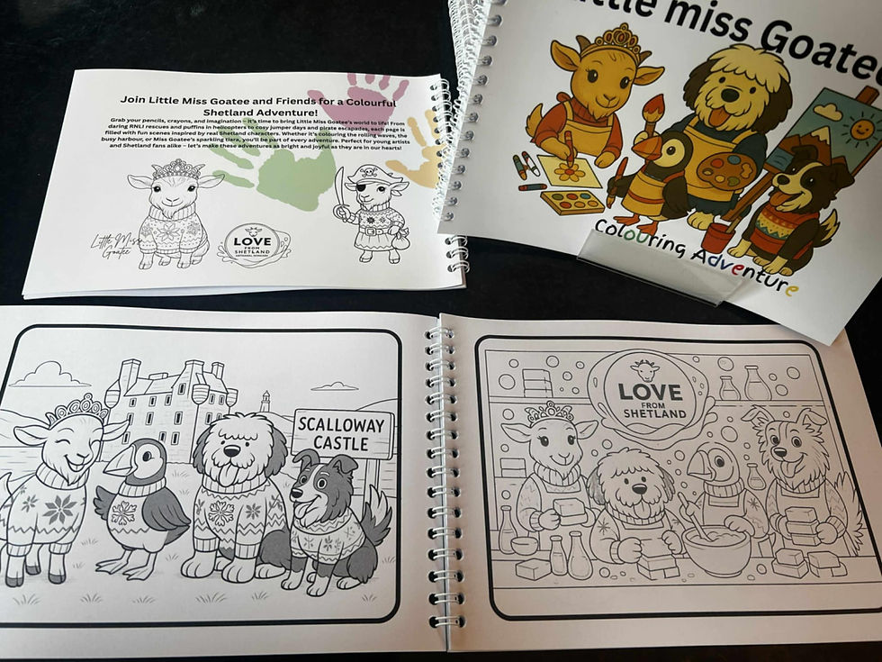 Children's Colouring Book - Little Miss Goatee