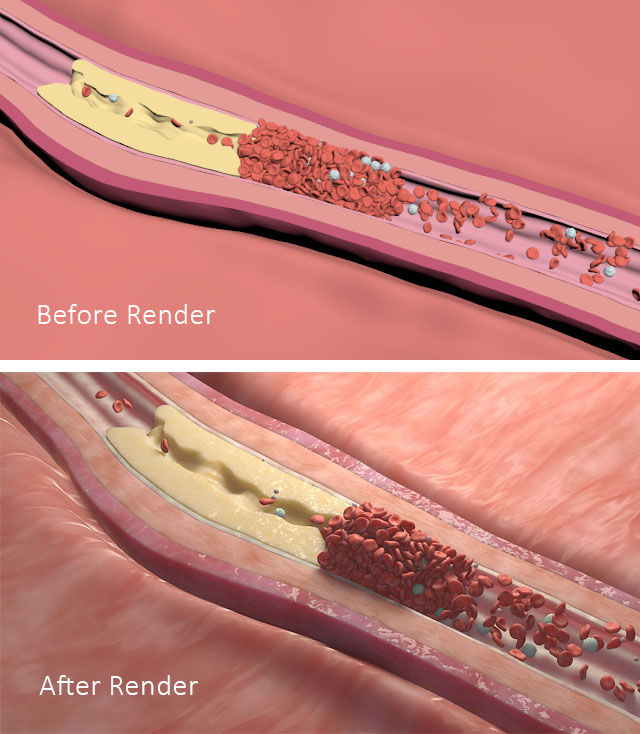 before render after render