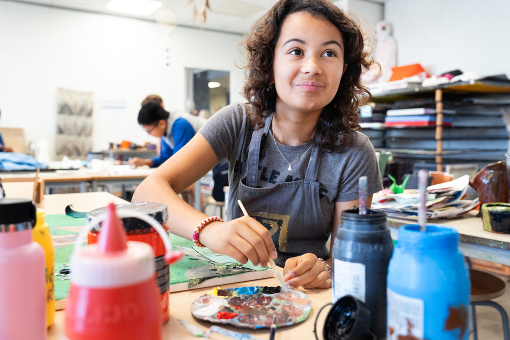 ASB American School of Barcelona artroom creative Spain student