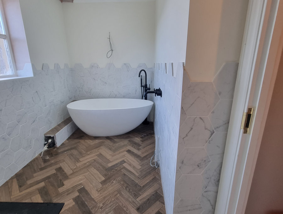Kitchen tiling project